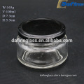 100ml Clear glass honey jam storage bottles & jars wholesale with metal lid